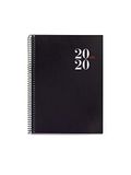 Miquelrius 34000 agenda 2020, weekoverzicht, verticaal, 155 x 213 mm, zwart