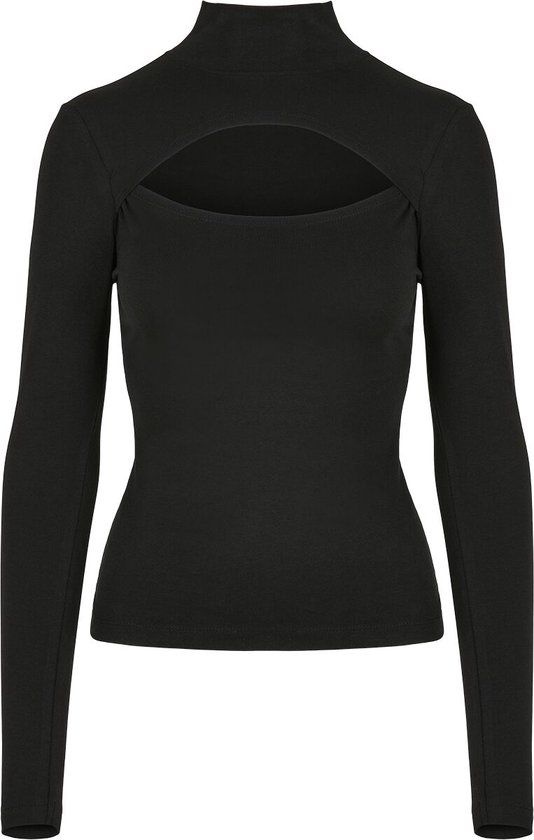 Urban Classics Cut-Out Turtleneck Longsleeve Dames Shirt met lange mouwen - L