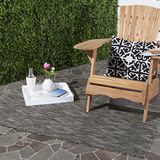 Safavieh Outdoor tapijt CY8522 geweven zwart/zwart 120 X 180 cm