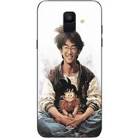 Maniacase Samsung Galaxy A8 2018 Akira Toriyama Goku kind hoesje