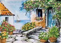Needleart World Seaside Paradise Voorbedrukt Borduurpakket