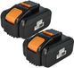 vhbw 2x batterie compatible avec Worx WX166.4, WX166.2, WX166.1, WX166.9, WX166.31, WX166.5, WX170, WX166.3, WX167 outil (4000 mAh, Li-Ion, 20 V)