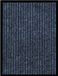 vidaXL Deurmat 40x60 cm gestreept blauw