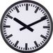 EUROTIME 59540-05 Zendgestuurde klok Zwart (mat)