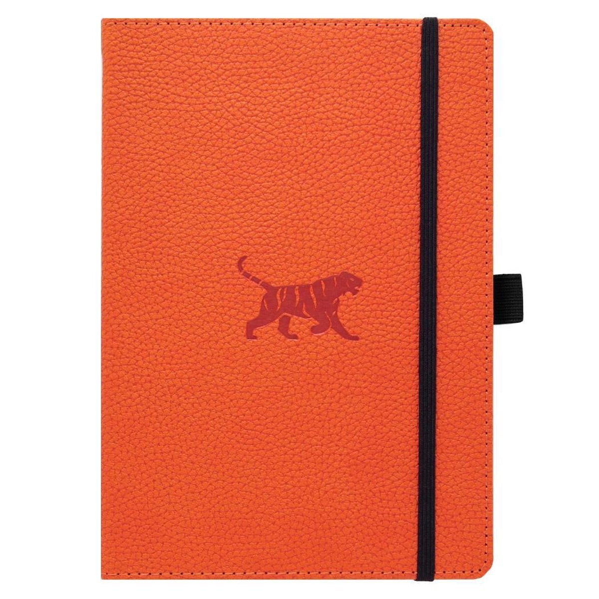 Dingbats Notebooks Dingbats* Notitieboek A5+ Wildlife Orange Tiger - Gelinieerd