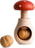 Creative Home Houten Notenkraker Paddenstoel | 10 x 6 cm | Beukenhout | Massief Duurzaam