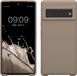 kwmobile hoesje geschikt voor Google Pixel 6 Pro - Hoesje met siliconen coating - Smartphone case in taupe