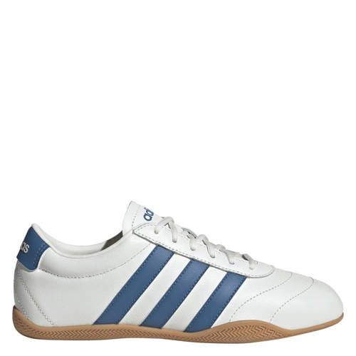 adidas Sportswear Grand Court Low leren sneakers wit/blauw