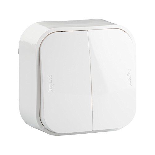 LEGRAND 782406 lichtschakelaar, wand, dubbelkleurig, wit