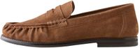 Next - Heren - N. Premium suède pennyloafers - Bruin