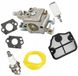 HUSQVARNA carburateur 41 136 137 141 142: filtre à air, joints de carburant, bougie