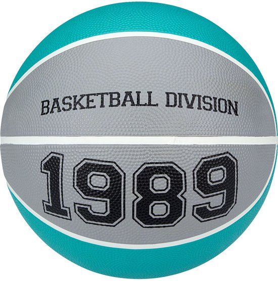 New Port Basketbal - Division - Aqua/Wit/Zwart - Maat 5 - Rubber