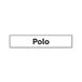 Volkswagen 6R0071801C kentekenplaatplaat, kentekenplaat, kentekenplaat, met polo-belettering