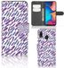B2Ctelecom Samsung Galaxy A30 Coque de téléphone Plumes Couleur