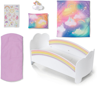 Zapf BABY born Regenboogbed - Met slaapliedje