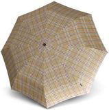 Knirps T.200 M Duomatic - Zakparaplu Regenparaplu (check beige)
