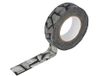 Masking Tape Washi krassen donkergrijs 15mm.x15m
