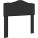 Tête de lit chêne noir 75 cm bois d'ingénierie