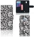 B2Ctelecom Nokia 1 Plus Hoesje Black Flowers