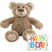 Happy Horse - Verjaardag cadeau knuffelbeer 40 cm met XL Happy Birthday wenskaart
