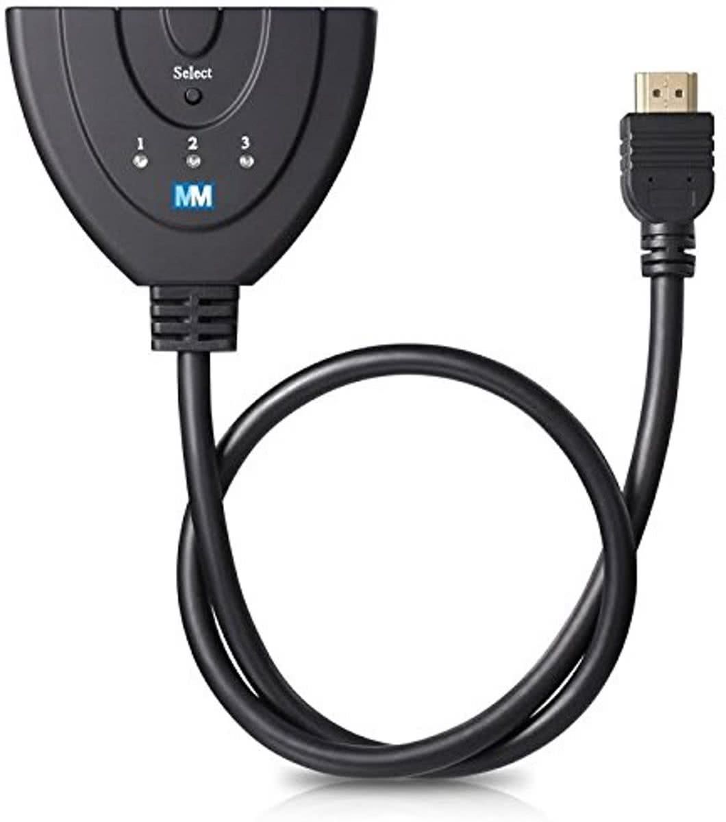 Mmobiel HDMI Switch - Splitter 3 in 1 - 1080p Full HD