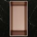 Hotbath Inbouwnis - 30 x 15 x 10 cm - Frameless - Geborsteld Koper PVD