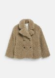 s.Oliver Kinderen Outdoor-Jacke Beige Polyester Regular Fit Reverskraag Lange Mouw Effen Herfst/Winter 2026