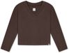 SCHIESSER Slaapshirt ' Mix Relax ' donkerbruin