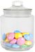 Alessandro Snoeppot/voorraadpot - met deksel - luchtdicht - glas - 600 ml - D10 x H14 cm