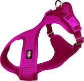 Trixie Hondentuig Touring Comfort Soft Fuchsia - 30-45x1,5 CM