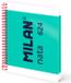 Milan Carnet A5 Spirale couverture rigide Vert 80 feuilles