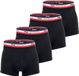 Fila Boxershorts Verpakking van 4 Mannen Effen Stretchkatoen XXL