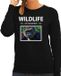 Bellatio Decorations Wildlife of the World Dieren foto sweater Aap - zwart - dames - cadeau trui Gorilla apen liefhebber XXL