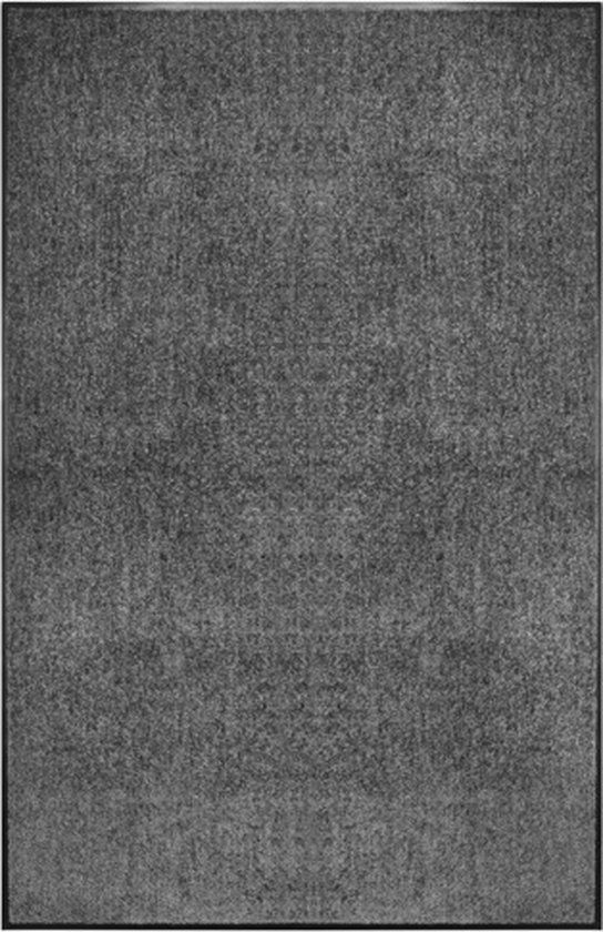 vidaXL Deurmat wasbaar 120x180 cm antraciet