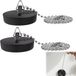 Azomor® Set van twee rubberen afvoerstoppen met ketting voor keuken en badkamer