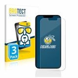 BROTECT Screenprotector 3 Stuks voor Apple iPhone 13 / 13 Pro Beschermglas transparant