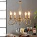 Lindby - Kroonluchter - 5 Lichtpunten - Metaal - Antiek Messing - H: 45 cm - E14