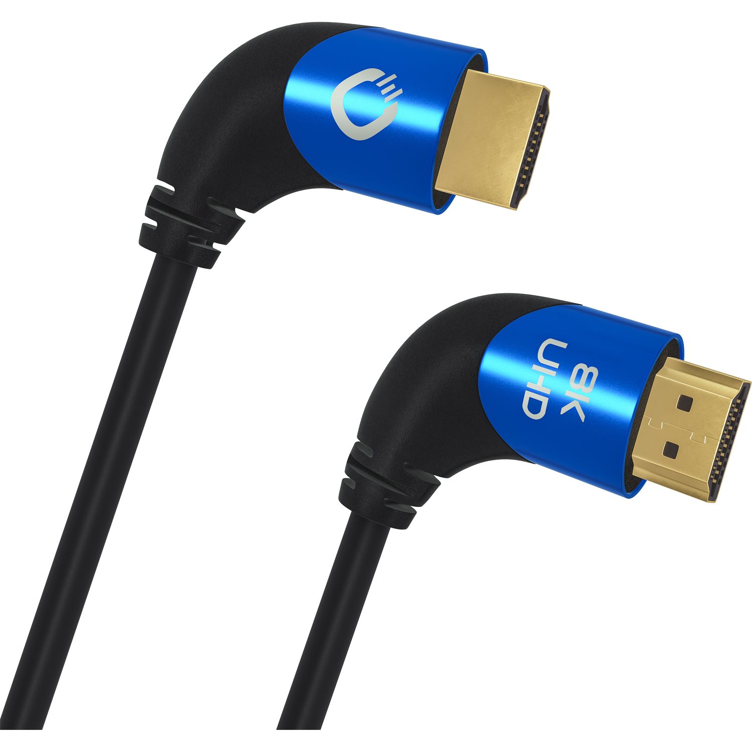 Oehlbach D1C42541 HDMI Cable - 1.5m - Black/Blue - HDMI 2.1