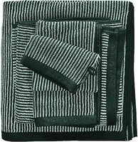 Marc O'Polo Timeless Tone Stripe Douchelaken - 70 x 140 cm - Groen