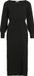 VILA VIKERRY L/S BOATNECK MIDI DRESS/KA Zwart