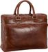 Leonhard Heyden Cambridge laptoptas 2-vaks 13 inch - Cognac