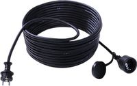 AS Schwabe 60370 Stroom Verlengkabel Zwart 25.00 m