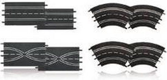 Carrera Evolution Baandelen - 8 Stuks - Zwart - Kunststof - 1:32 - 8+