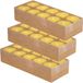 Atmosphera 30x Citronella stomp kaarsjes 7 branduren geel - Geurkaarsen citrus geur
