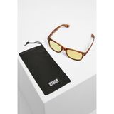 Urban Classics Sunglasses Likoma Mirror UC brown leo/orange one size Zonnebril - Bruin