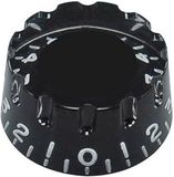Boston KB-112 Bouton rapide transparent noir avec bord denté