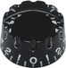 Boston KB-112 Bouton rapide transparent noir avec bord denté