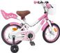 vidaXL Vélo enfant 12 pouce rose clair