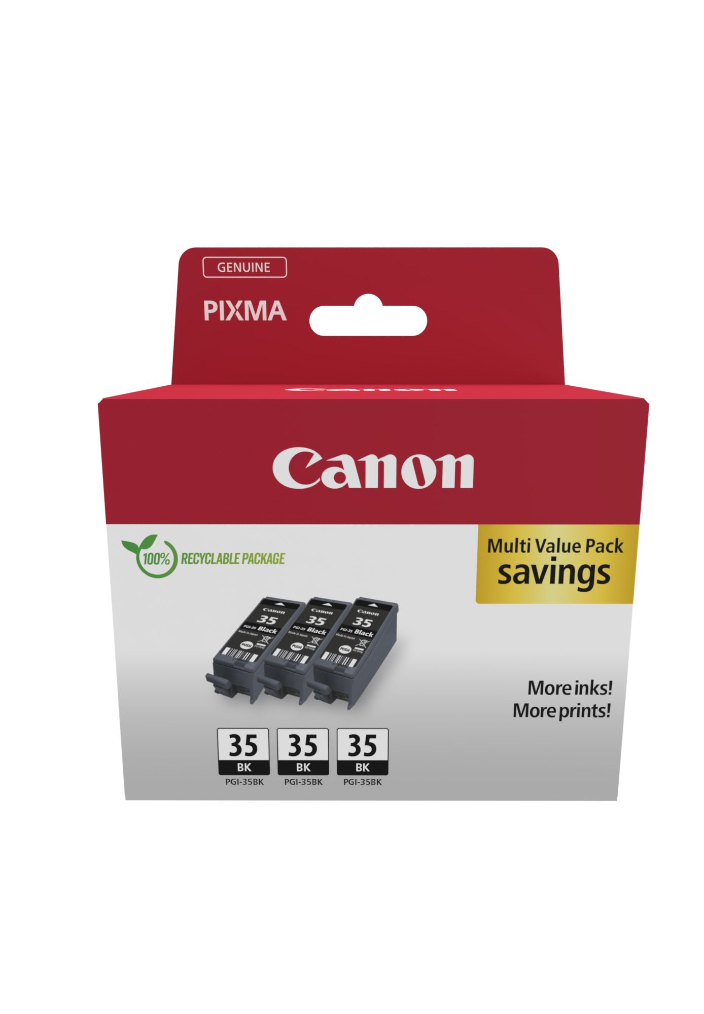 Canon PGI-35 Black Ink Cartridge 3-Pack
