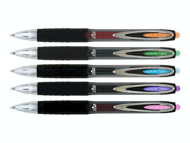 uni-ball UMN-207 Signo 207RT Gelpen zwart, groen